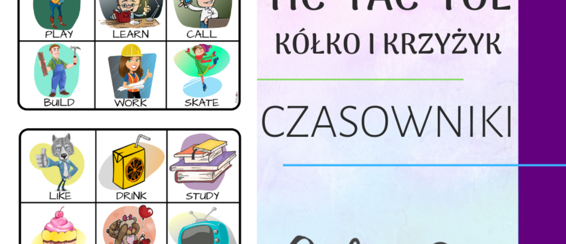 czasowniki kółko i krzyżyk