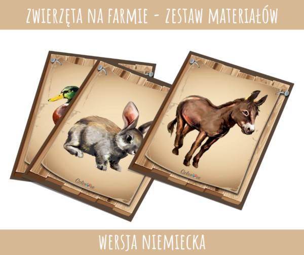 Zwierzęta na farmie - wersja niemiecka (PDF)