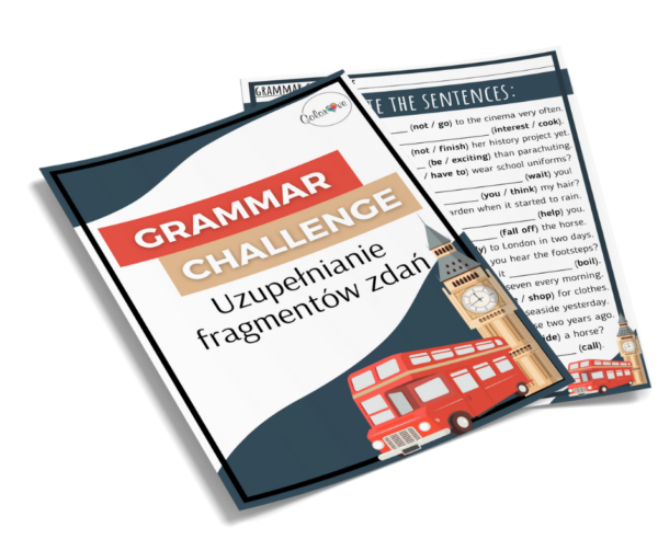 Grammar Challenge - Uzupełnianie fragmentów zdań - obrazek 2