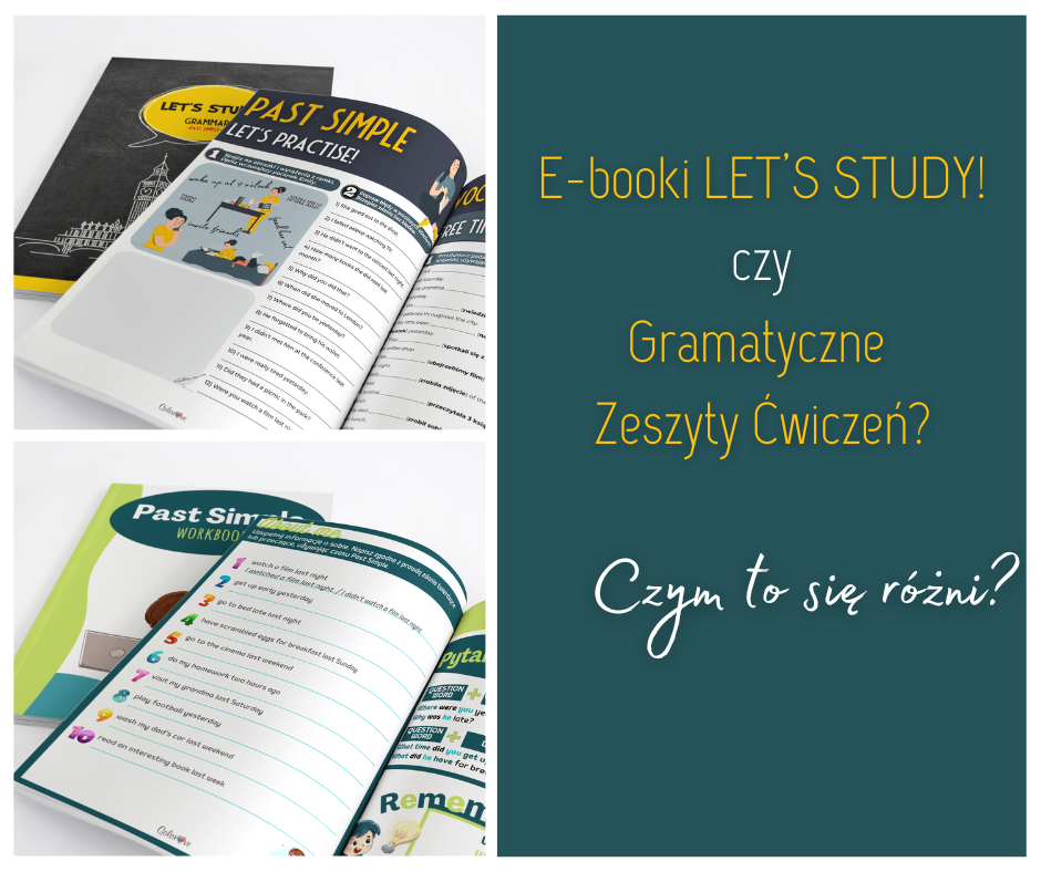 E-booki LET’S STUDY! czy Gramatyczne Zeszyty Ćwiczeń