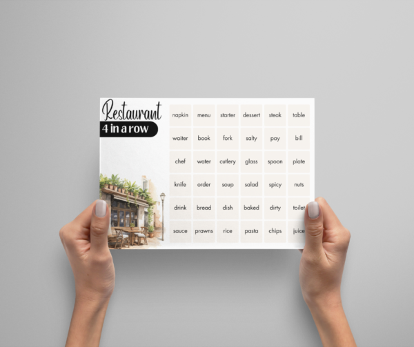 Vocabulary - Food & Restaurant - obrazek 4